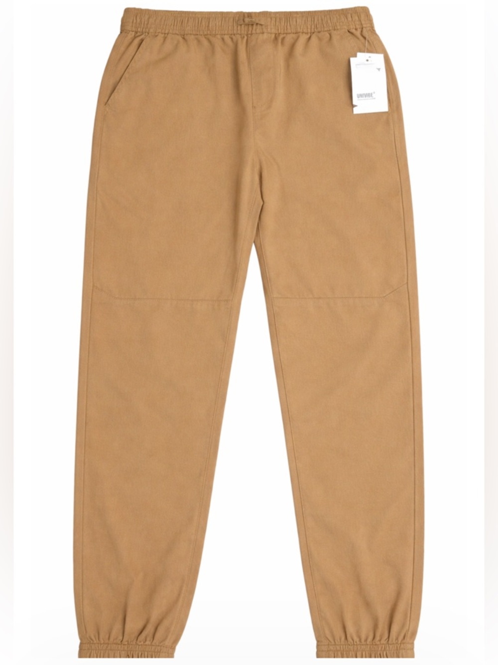 NWT Univibe Boys Black Cotton Poplin Jogger Pants Casual Comfy Fall Spring